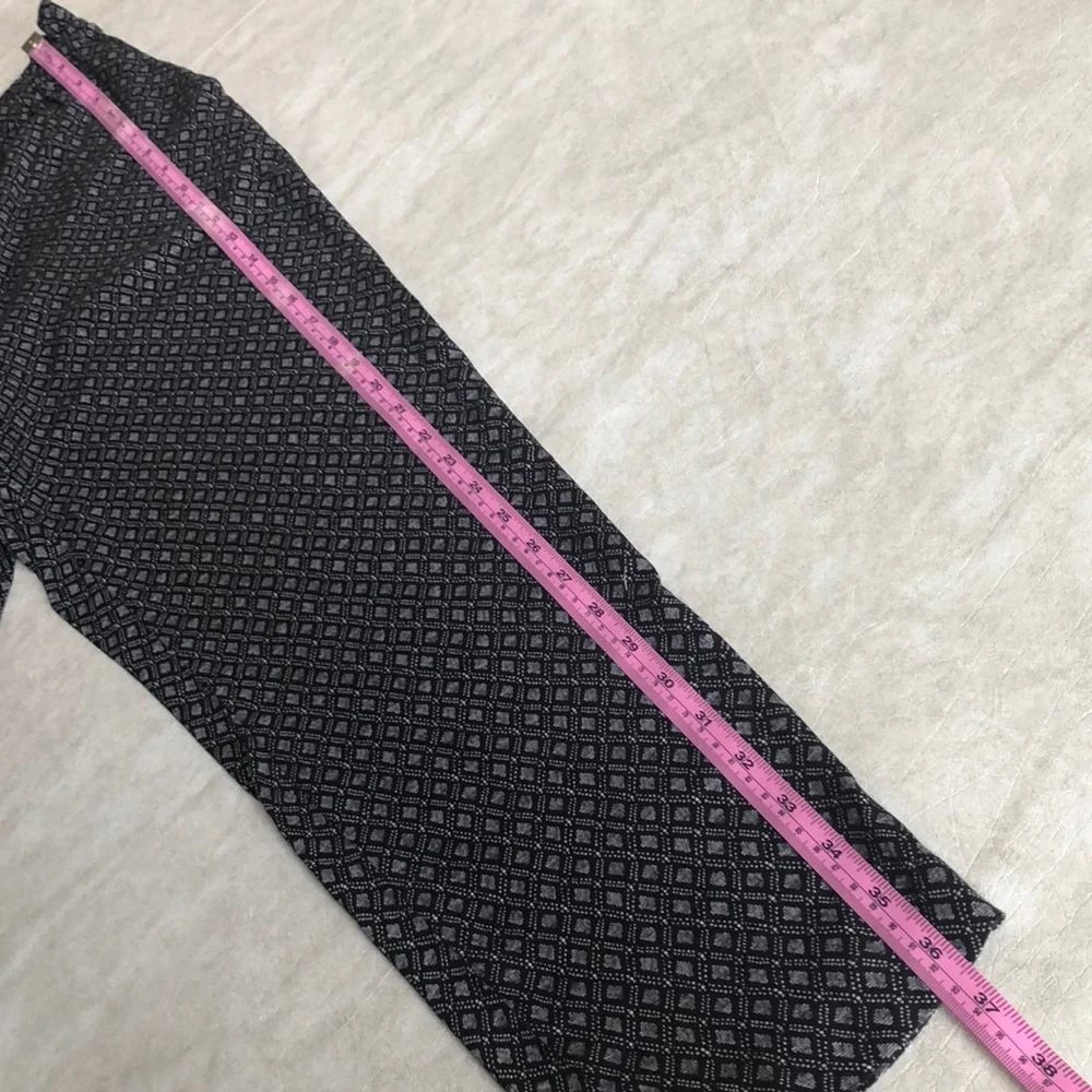 H&M Women's Soft Pull On Pants With Belt & 2 Side Pockets Elastic Waist Size 4